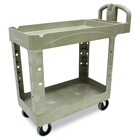 Rubbermaid Commercial Structural Foam, 500 lb Load Capacity, 2 Shelves, 17.13" W, 38.88 in H FG450088BEIG